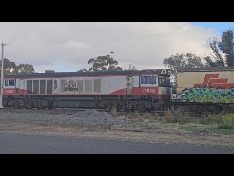 7922V SCT up empty wagon transfer (CSR008), Dooen to Glenorchy, 1455, 15/6/25, Murtoa VIC