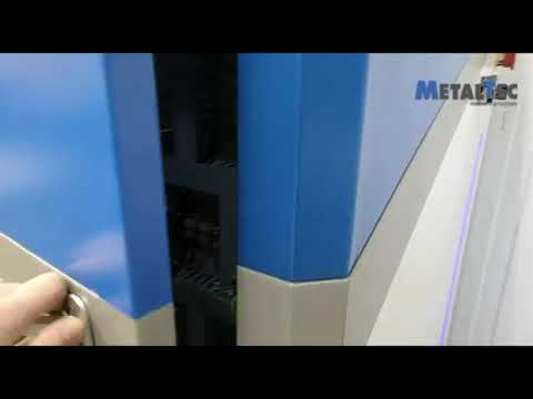 MetalTec 1530H — оптоволоконный лазерный станок для резки металла met601, видео 2