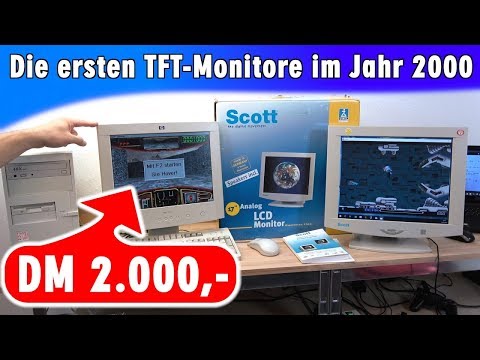 DM 2000,- für einen 15“-TFT-Monitor - Die ersten TFT-Monitore auf dem Markt vor 18 Jahren Video