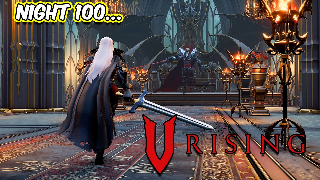 I Had 100 Nights To Defeat DRACULA In V-Rising! Here's What Happened....