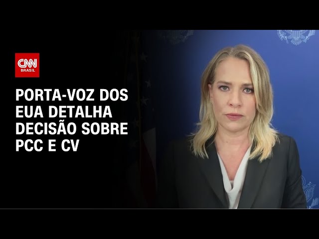 PCC x CV: representante dos EUA fala de determinação de facções | LIVE CNN