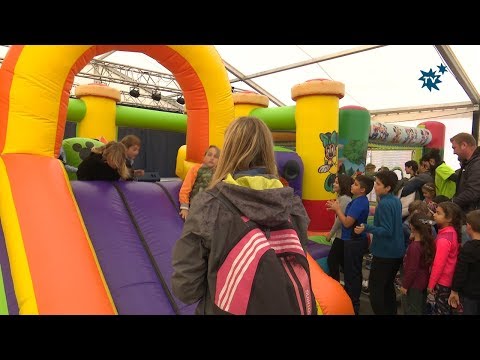 El Día de la Infancia se reubicó por el viento