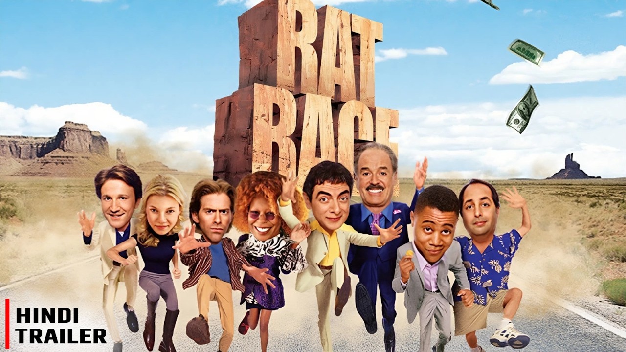 RAT RACE - Official Hindi Trailer | Rowan Atkinson, John Cleese | Hollywood Comedy Adventure Movie