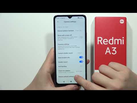 How to Reset Camera Settings on Redmi A3 - Fix Camera