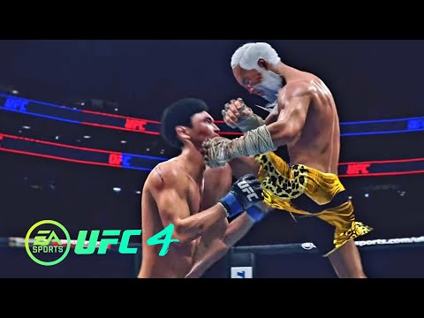 UFC4 | Old Bruce lee vs Dooho Choi (Hardest Ai)