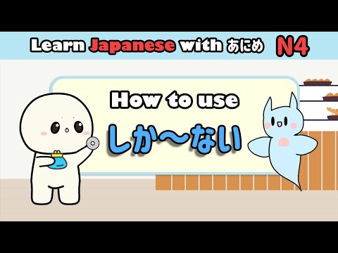 Learn Japanese shika(しか～ない） | Learn N4 Japanese grammar