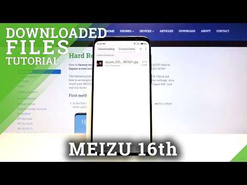 How to Locate all Downloads in Meizu 16th – Find File Manager