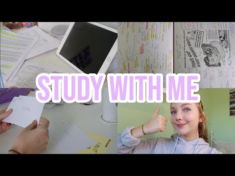 STUDY WITH ME: A LEVEL EXAM WEEK | Sophia X Video