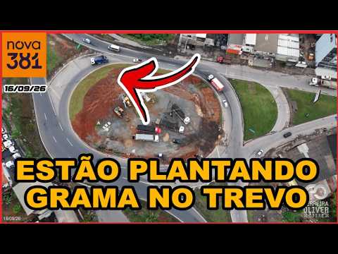 [BR 381] TREVOS de JOÃO MONLEVADE - MG, SENDO REFEITO ALARGAMENTO PARA MELHOR FLUIDEZ. 16/09/26