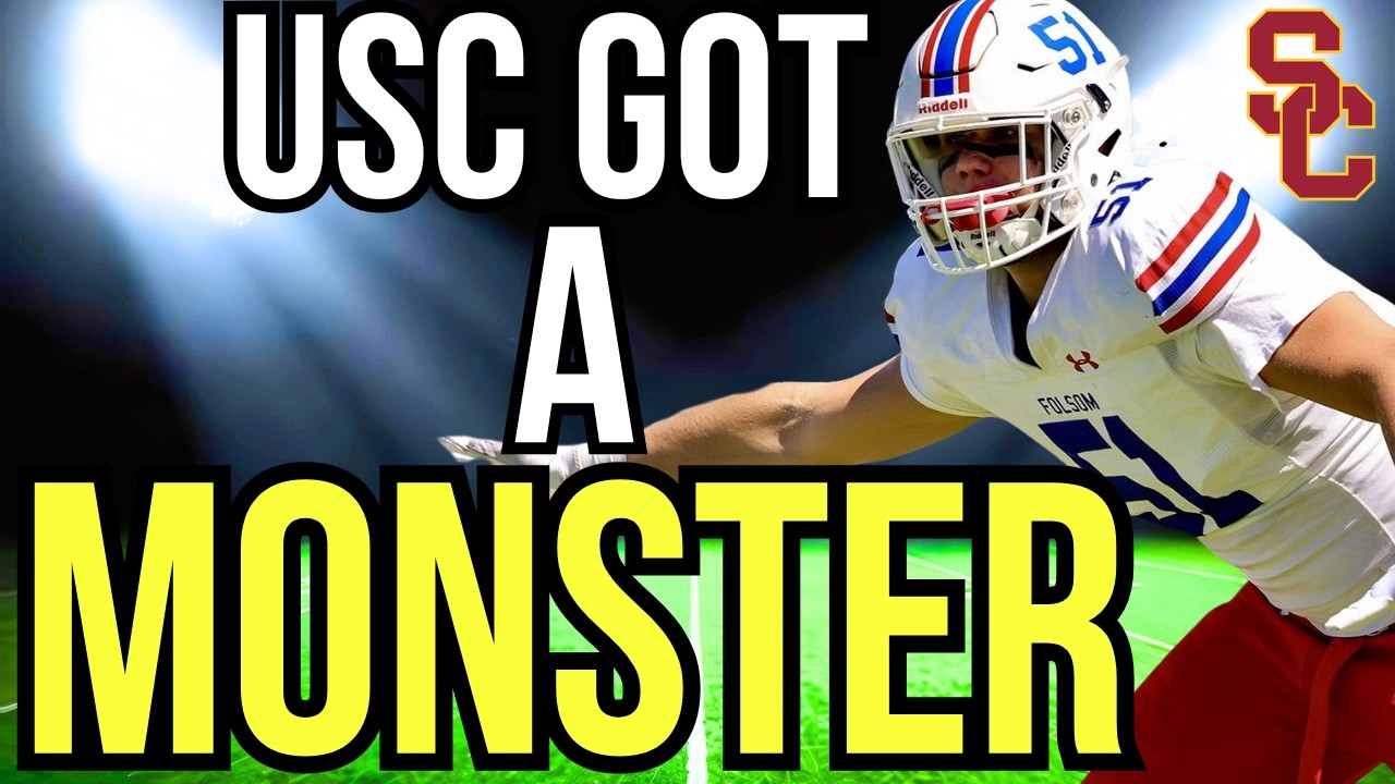 Vlad Dyakonov Is A MONSTER | 4⭐️ USC Trojans Offensive Tackle Recruit - Highlights