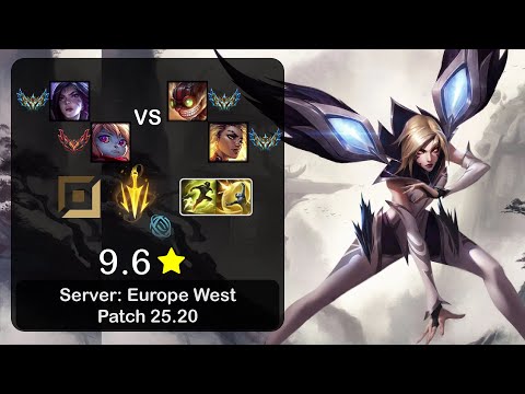 Kai'Sa ADC + Poppy vs Ziggs + Rell - EUW Challenger - Patch 25.20