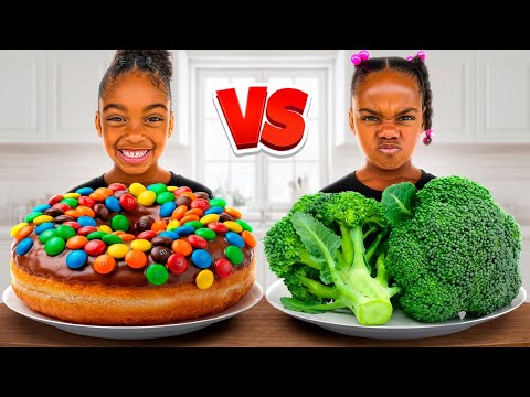 HEALTHY VS JUNK FOOD CHALLENGE