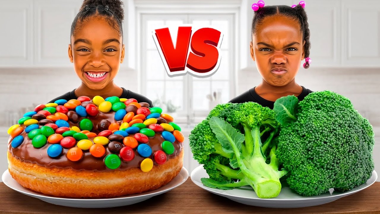 HEALTHY VS JUNK FOOD CHALLENGE