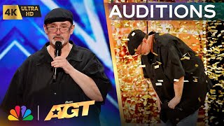 Download lagu Richard Goodall Receives The GOLDEN BUZZER For 'Don't Stop Believin'' | Auditions | AGT 2024 [4K] mp3