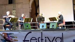 01. ARCHIMIA String Quartet (Piazza della Loggia, BRESCIA 21.6.2012)