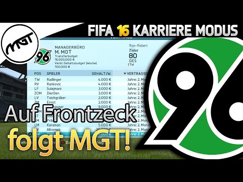 Auf Frontzeck folgt MGT! - Hannover 96 #1 - FIFA 16 Karrieremodus