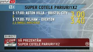 Super Cotele Pariuri1x2: Profit la COTE MAXIME! Ai AICI 4 sugestii pentru WEEKEND!