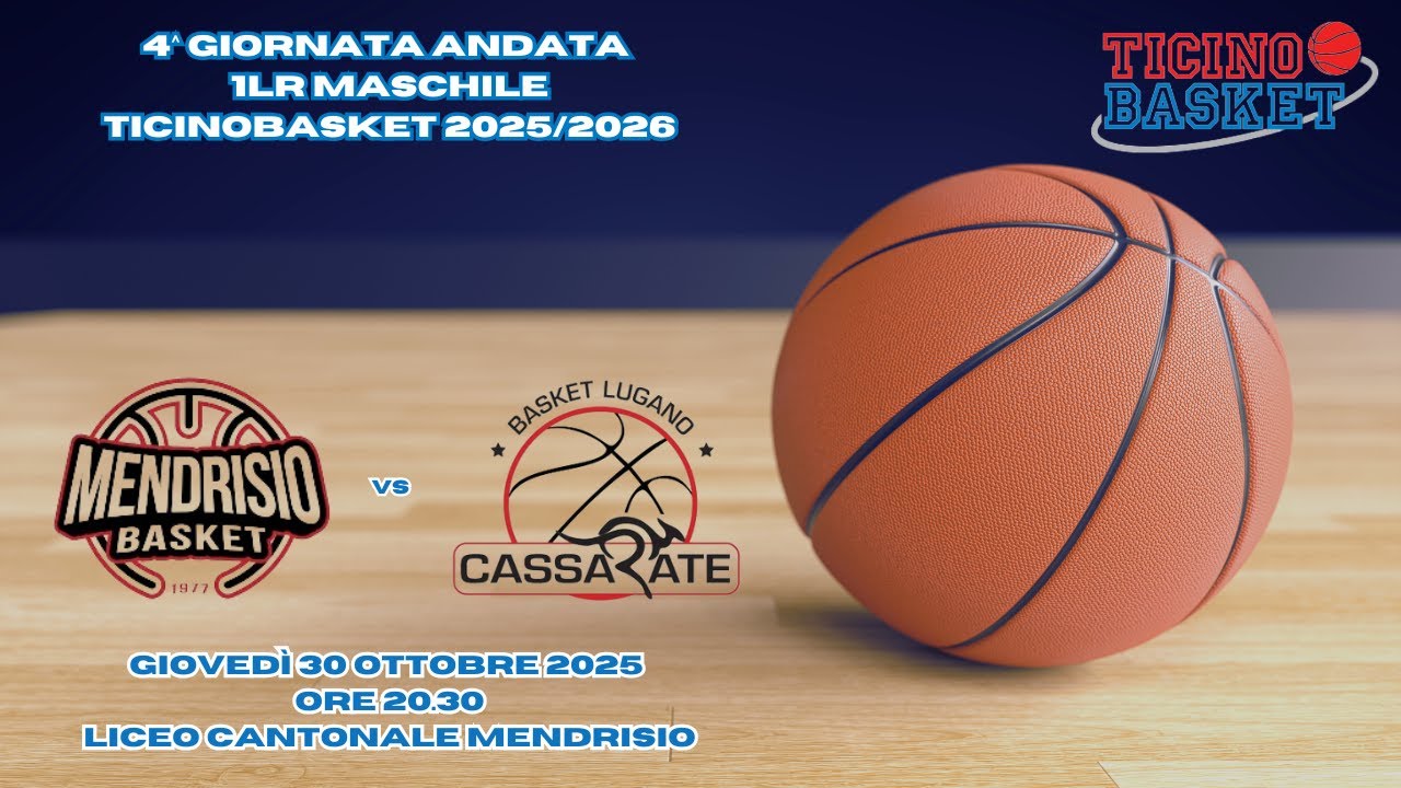 Mendrisio Basket vs Cassarate Basket