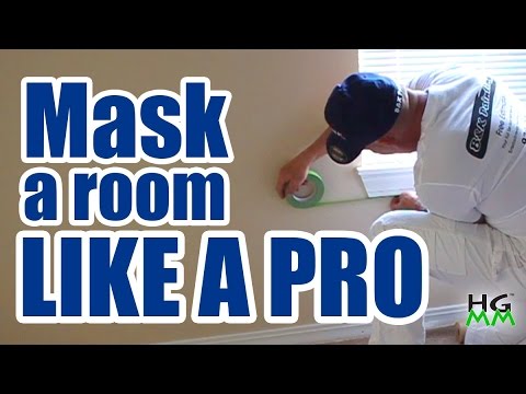 How to mask off a room for painting