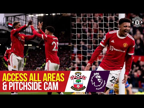 Access All Areas & Pitchside Cam | Manchester United 1-1 Southampton | Premier League