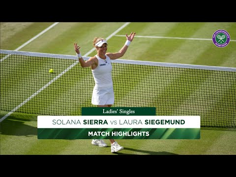 Siegemund soars past Sierra | Solana Sierra vs Laura Siegemund | Highlights | Wimbledon 2025