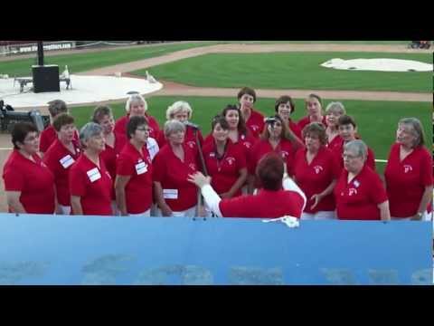 Fox Valley Chorus National Anthem 9-14-12 for Leukemia & Lymphoma Association