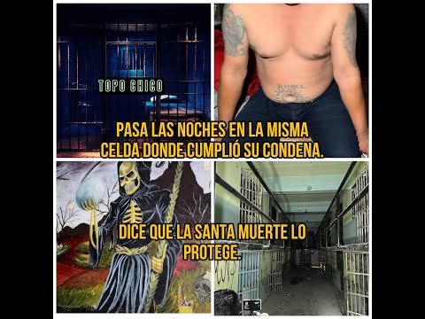 Penal del Topo Chico encontramos a un ex interno pasando la noche en la celda donde paso condena.