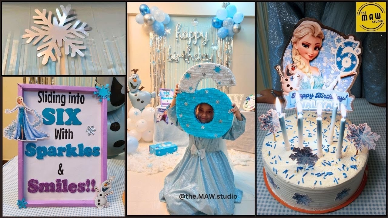 DIY Frozen Birthday Party Decor | Budget-Friendly Ideas You Can Make at Home!