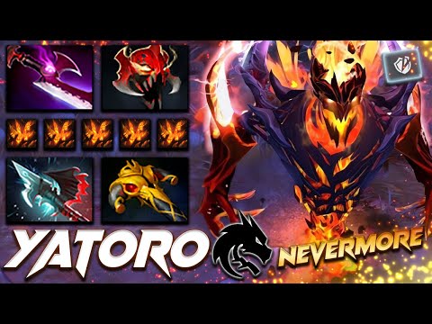 Yatoro Shadow Fiend Nevermore - Dota 2 Pro Gameplay [Watch & Learn]