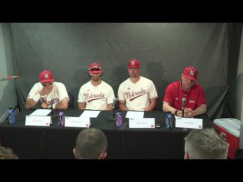 NCAA Baseball OKC Regional - Game 4: Nebraska Postgame (06.01.19)