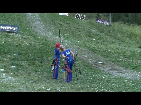 France v Great Britain – women team gold | Val D'Isère 2012 World Archery Field Championships