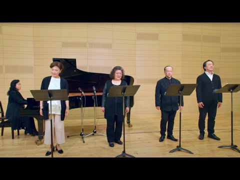 【国立音楽大学】Se tu m'ami アンサンブル版（澤畑恵美、岩森美里、福井敬、黒田博、久元祐子、編曲：足本憲治）& トーク & NG集?!