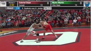 Gabe Dean downs Myles Martin in battle of returning NCAA champs