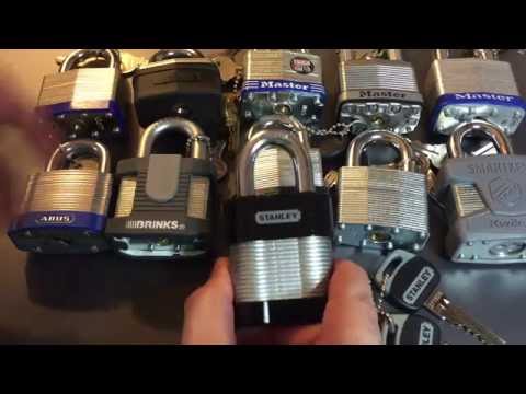 [217] Stanley 24/7 50mm Laminated Padlock Picked and Gutted (50mm Series)