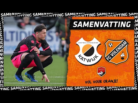 Jong FC Volendam geeft voorsprong weg tegen Katwijk | Samenvatting VV Katwijk - Jong FC Volendam
