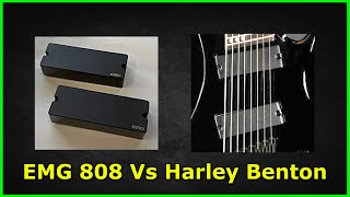 Video thumbnail for EMG 808 Vs Stock Harley Benton - Pickup comparison (8 string) by AleArzMusic