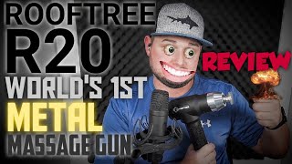 Rooftree R20 Deep Tissue Massage Gun REVIEW (The World's 1st with Metal Attachments)