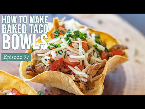 How to make baked taco bowls