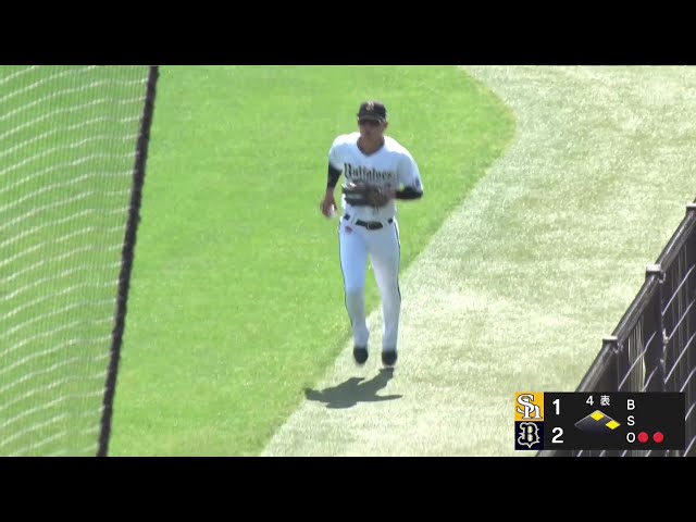 [Granja] ¡¡¡No sueltes la pelota!!! Kendai Moto Moto de Los Buffaloes verja. 4 de mayo de 2025 Orix Los Buffaloes contra Fukuoka Softbank Hawks