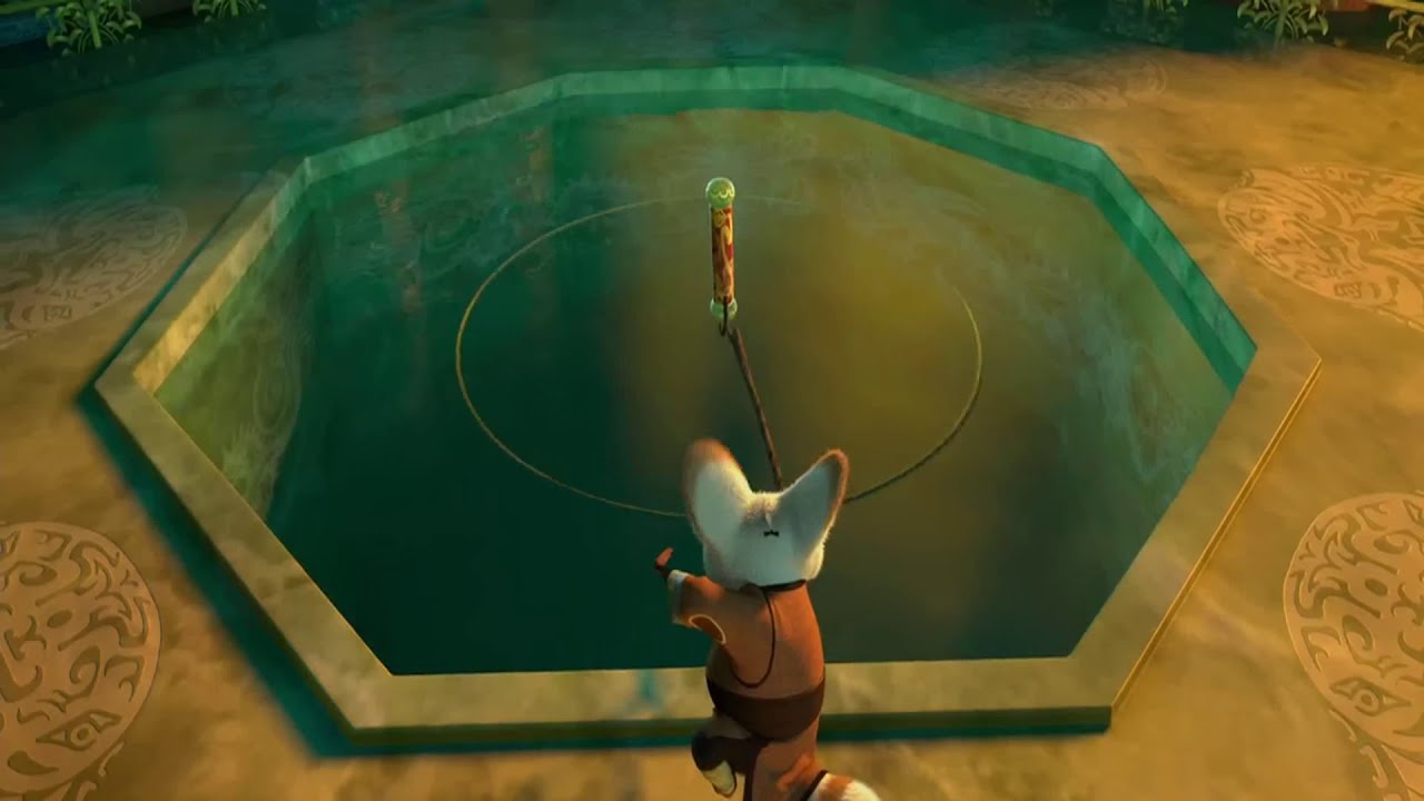 Kung Fu Panda 2008 Master Shifu Gets the Dragon Scroll Scene 4K HD Clip