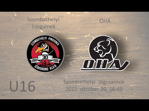 U16 60R Szombathelyi Pingvinek -  OHA B (élő közvetítés)