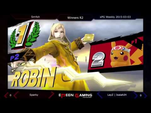 Smash @ TTH - Sparky (Pikachu) Vs. LayZ | IsaiahJH (Robin) (Winners R2) - Sm4sh