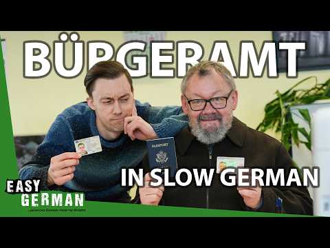 At the Bürgeramt: Aufenthaltstitel übertragen, Führungszeugnis | Super Easy German 299