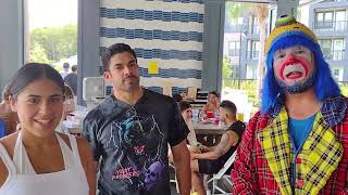 Payaso Pikorete Celebrando el Cumpleaños de Christopher en Orlando Fl Review con Jerry Rivera