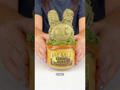 Dubai Chocolate Labubu SLIME?!