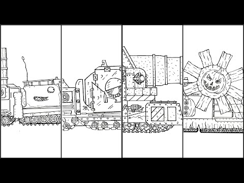 Drawing Mortar Tank - Cartoons About Tanks