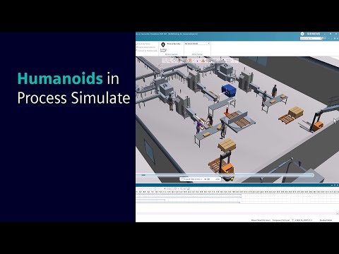 Inside the factory of the future: simulation and validation of humanoid robots with Process Simulate