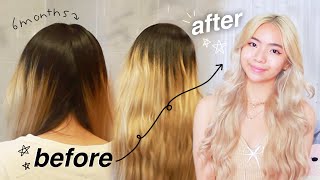 bleaching my roots AT HOME!! ✰ ultimate guide tips & advice