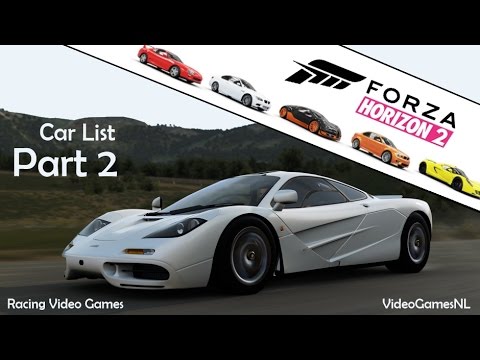 Forza Horizon 2 | Car List Part 2 [Over 70 New Cars Officially Revealed!] | Xbox One