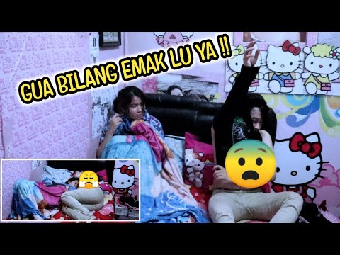 PRANK TIDUR! ADIK KANDUNG SENDIRI ! BEGINI JADINYA